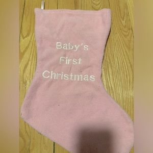 Baby’s First Christmas stocking